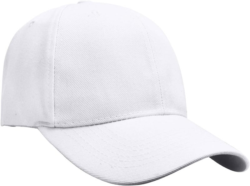 Falari Wholesale Bulk Lot 12-Pack Baseball Cap Adjustable Size Plain Blank Solid Color - Image 3